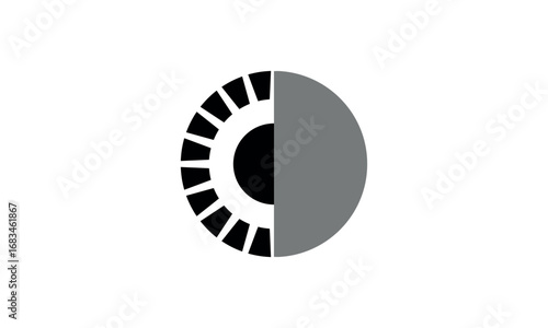 a graphic image with a glaucoma and cataract theme, with a white background. Vector graphic base.