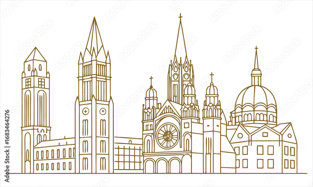 Fototapeta premium cathedral of the holy trinity
