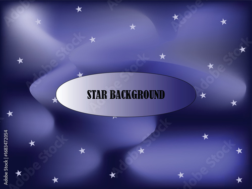 Starry night background with a gradient of blue and white for dreamy designs