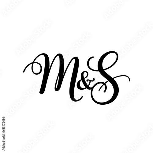 Premium MS Monogram Logo for Luxury Fashion and Boutique Branding