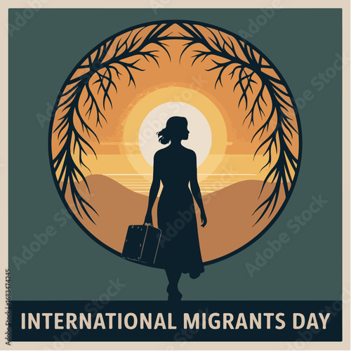 International Migrants Day Observation Poster