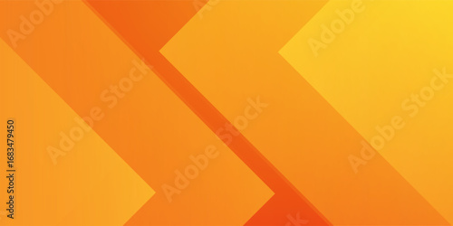 Abstract orange and yellow geometric background. Modern concept for graphic design, background, web design, poster, banner, book, slideshow. Vector illustration