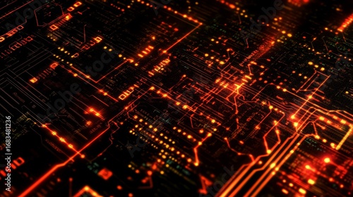 Wallpaper Mural Illuminating cyberspace exploration virtual realm digital art tech environment cybernetic viewpoint glowing lines concept for enhanced seo impact Torontodigital.ca