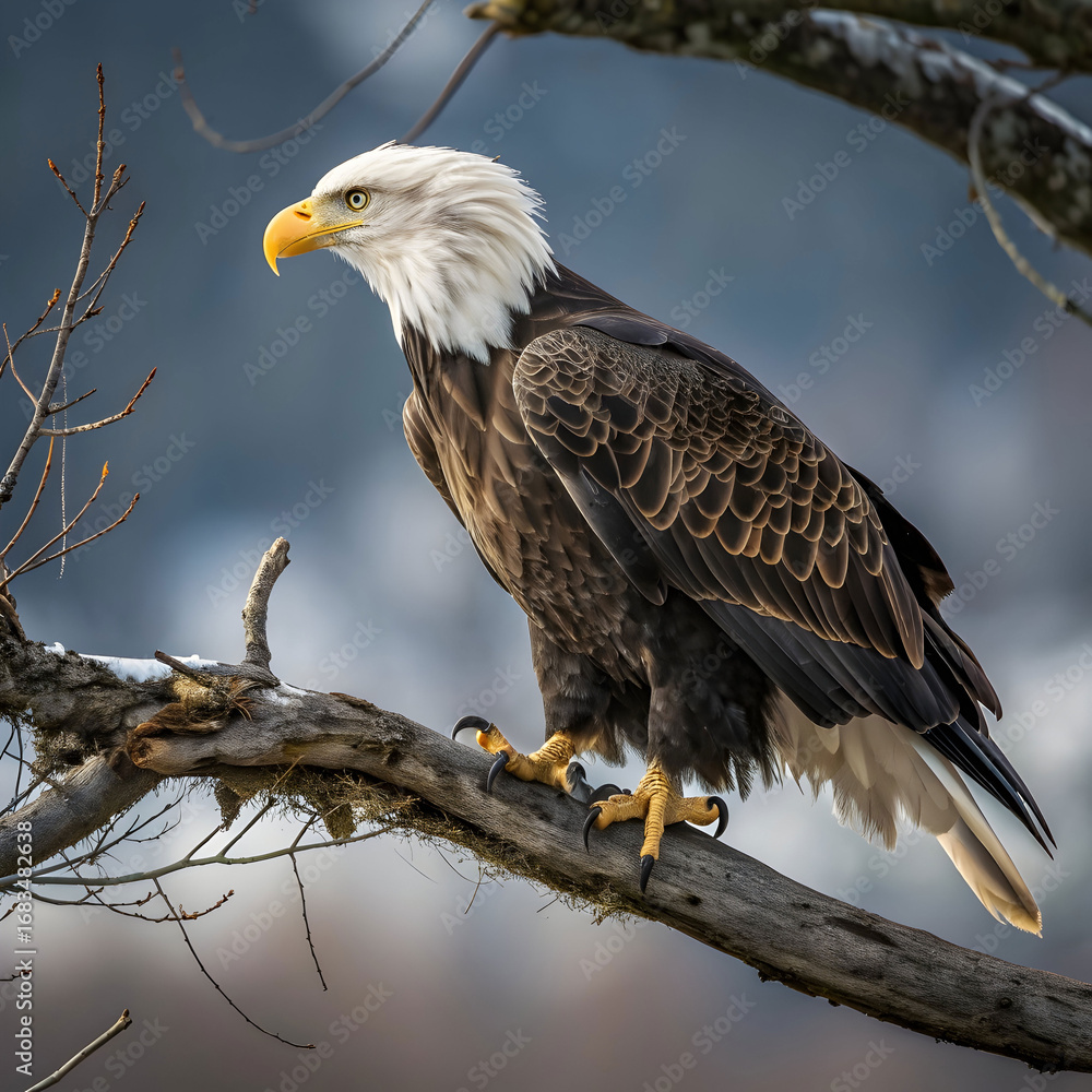 Fototapeta premium Beautiful hawk in nature