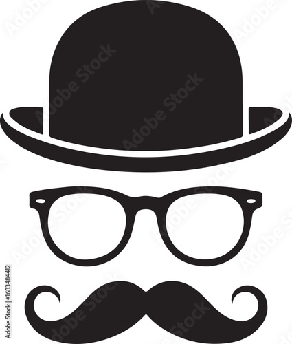 Homme invisible silhouette vector design