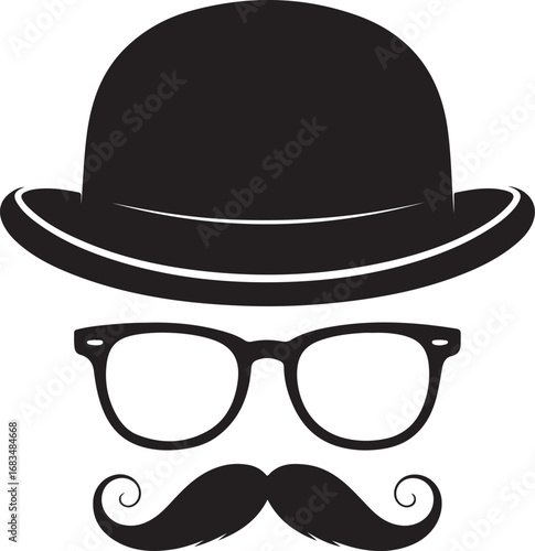 Homme invisible silhouette vector design