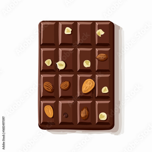 Dark Chocolate Bar with Almonds and Hazelnuts