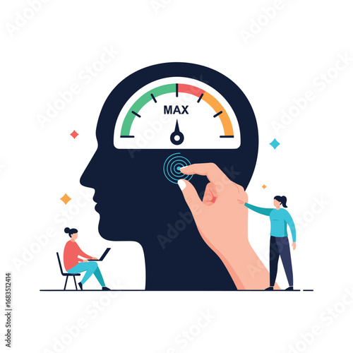 Assessing cognitive performance and mental capacity through biometric identification and data analysis