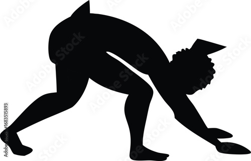 silhouette of a man