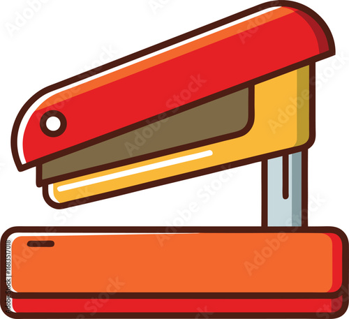 stapler isolated on white
