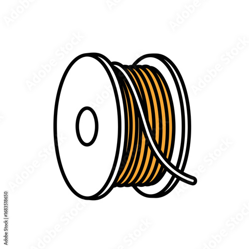 Electrical Wire Spool Icon