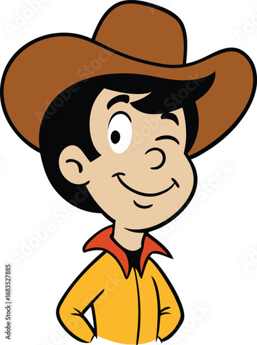 cartoon cowboy
