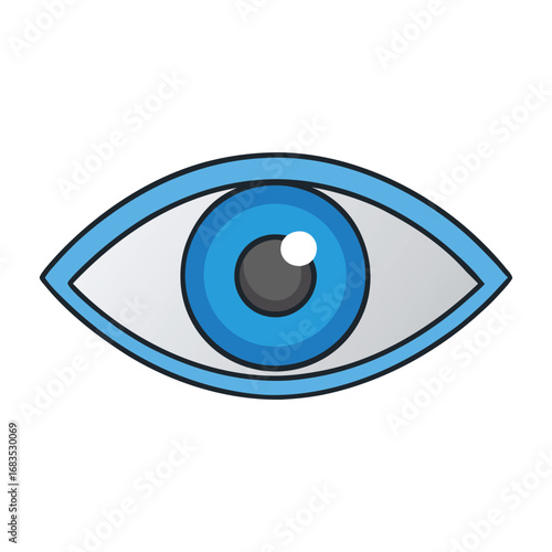 Free Download A symbolic blue eye icon representing protection, intuition, and spiritual vision. Often linked to wisdom, awareness, and guarding against negative energy.
 - GFXLoad