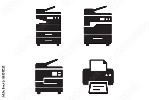 Photocopier Icons - Multi Series