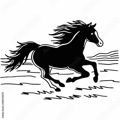 horse vector illustration