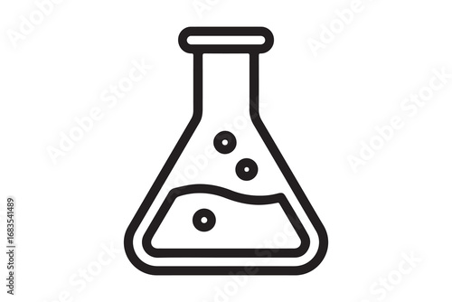 flask icon design on white background   