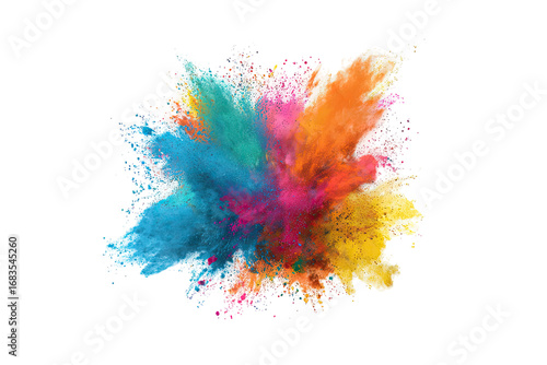 Colorful powder explosion (2)