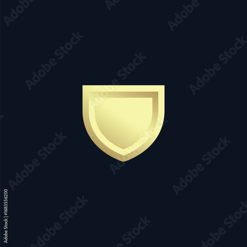 A clean and professional logo of a golden shield with a metallic finish. The simple design and rich color convey a sense of security, quality, and trust.