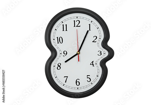 Melted Clock: Time Distortion Concept
