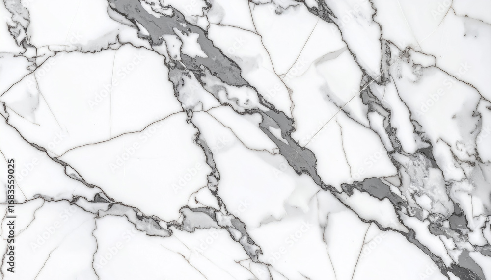 Fototapeta premium White marble texture features smooth, elegant patterns with soft lighting. Ideal for backgrounds, branding, or website design.