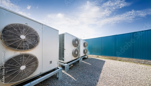 panoramic industrial air conditioner cooling system outdoor unit air cooled water chiller hvac