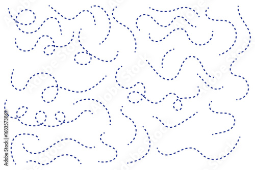 Path travel dotted line trip dashed trace destination track plan and silhouette, travelling symbol . Transport dot paths lines traces tourism design. Vector illustration. EPS 10