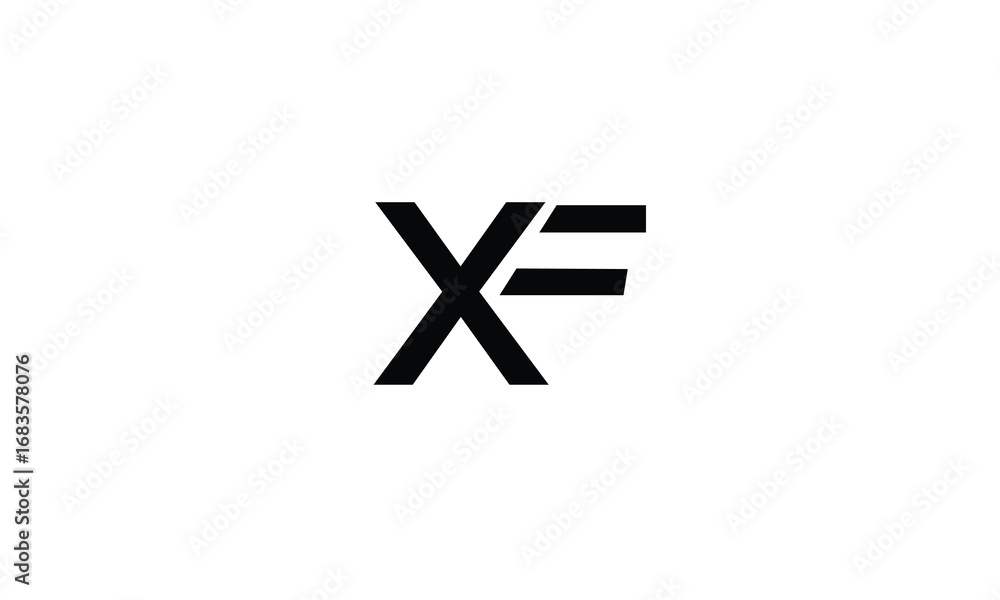 Obraz premium XF,FX,X,F,F,X abstract, letters, logo, monogram, style, symbols, ambitions, icons, 