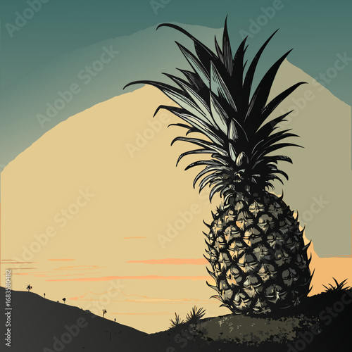 pineapple in the desert