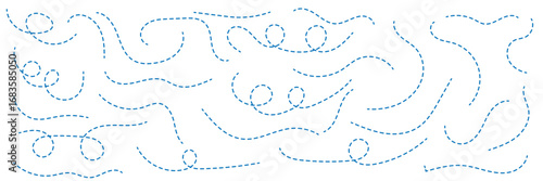 travel dotted line trip dashed trace destination track plan, path vector design.