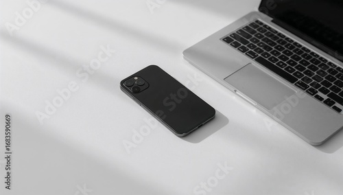 Mobile on desk