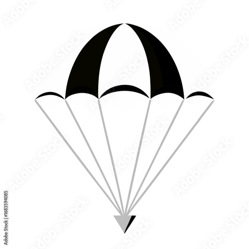 parachute with a parachute