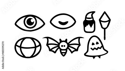 vector illustration of a helloween icon