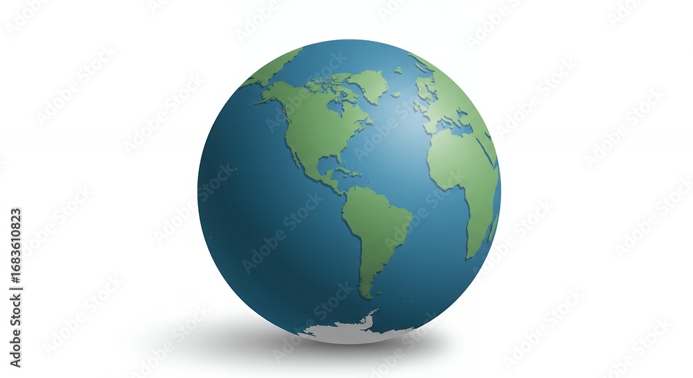 Fototapeta premium Earth globe illustration