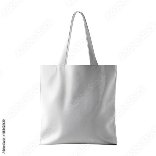 Blank white tote bag