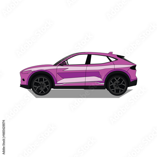 Vector Boat Line Art Illustration