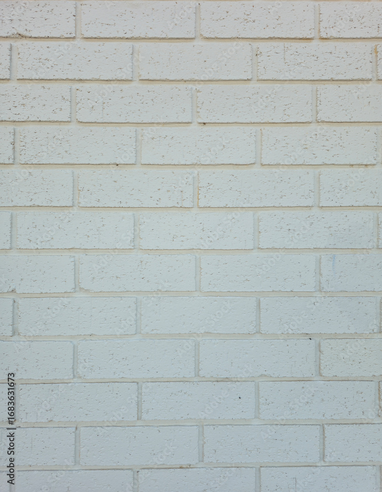 Naklejka premium White Painted Brick Wall Texture