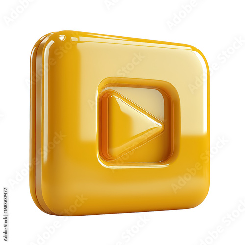 Play button 3d icon png media button png video icon png play symbol png start button png audio icon png digital play png transparent background image
