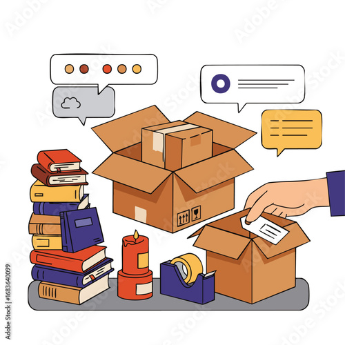 Efficient e-commerce fulfillment with eco-friendly packaging, showcasing personalized delivery and responsible shipping for modern small businesses.