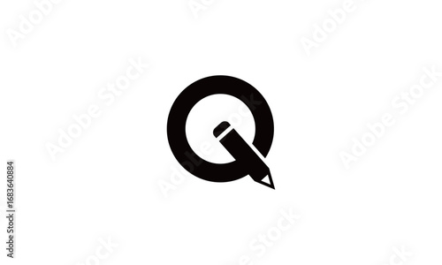 Creative Pen Tool Icon in Circle Shape