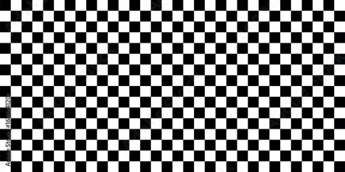 Abstract black and white checkerboard pattern with a distressed grunge texture and subtle grain effect for graphic design backgrounds