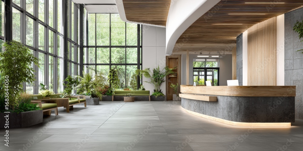 Obraz premium Modern Lobby Interior Design