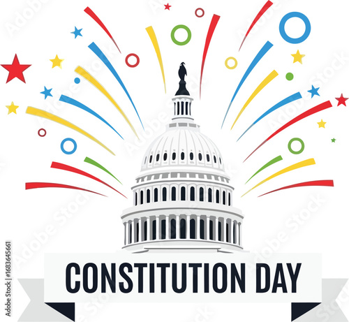 Celebrate Constitution Day with patriotic fireworks and Capitol dome