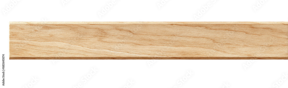 Fototapeta premium Light brown rectangular wooden plank