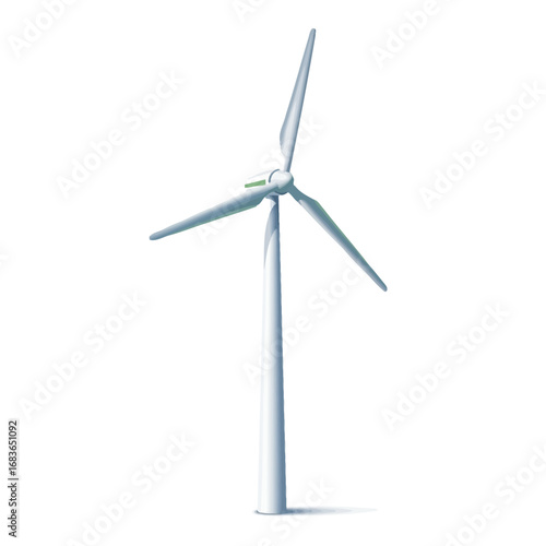 A detailed image of a wind turbine generating clean and sustainable energy for the future.
