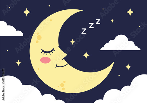 Gentle lullaby for peaceful slumber under the enchanting night sky