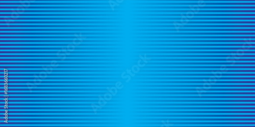Abstract striped lined horizontal glowing background. Scan screen. Technological blue futuristic card with stripes. Vector illustration.
