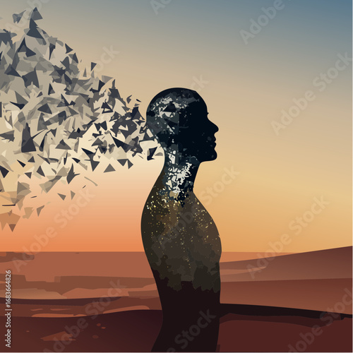 breath of letting go dissolving burdens into clear open air 
