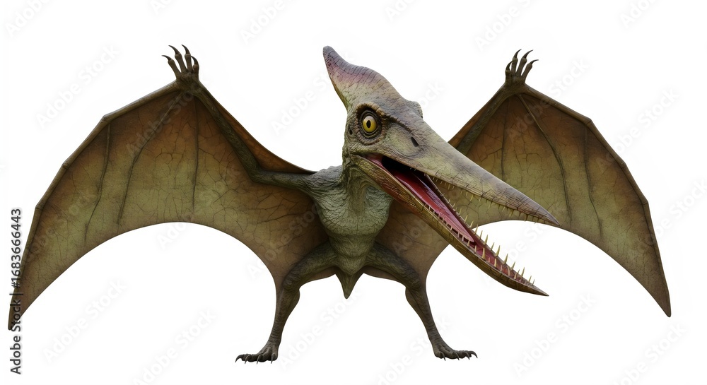 Fototapeta premium Anatomically Accurate Pterosaur Render for Medical and Biological Research Visualization