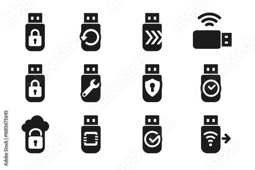 Encryption icon backup cloud vector tool capsule integration secure protection password memory