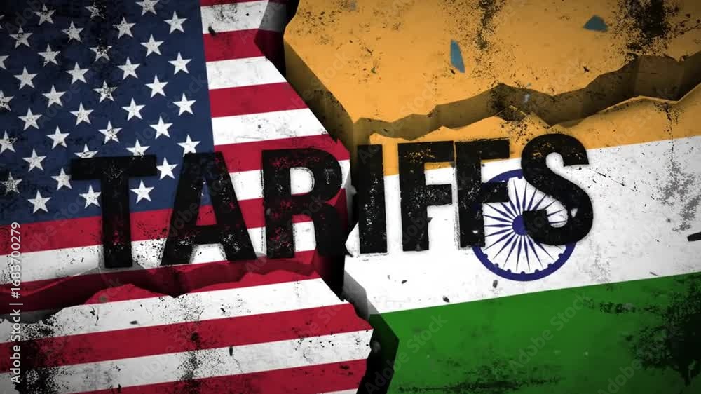 Tariffs impacting international trade, creating a significant economic ...